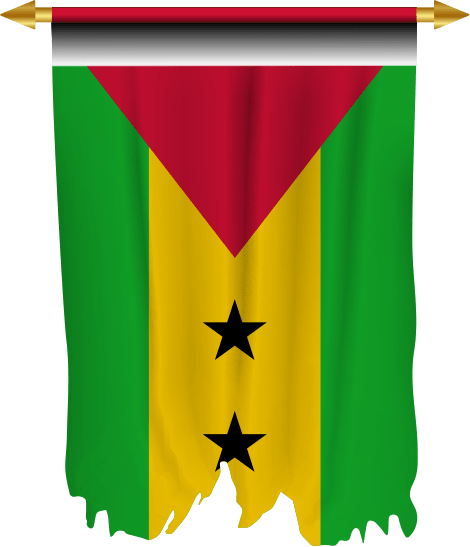 drapeau de Sao Tome et Principe